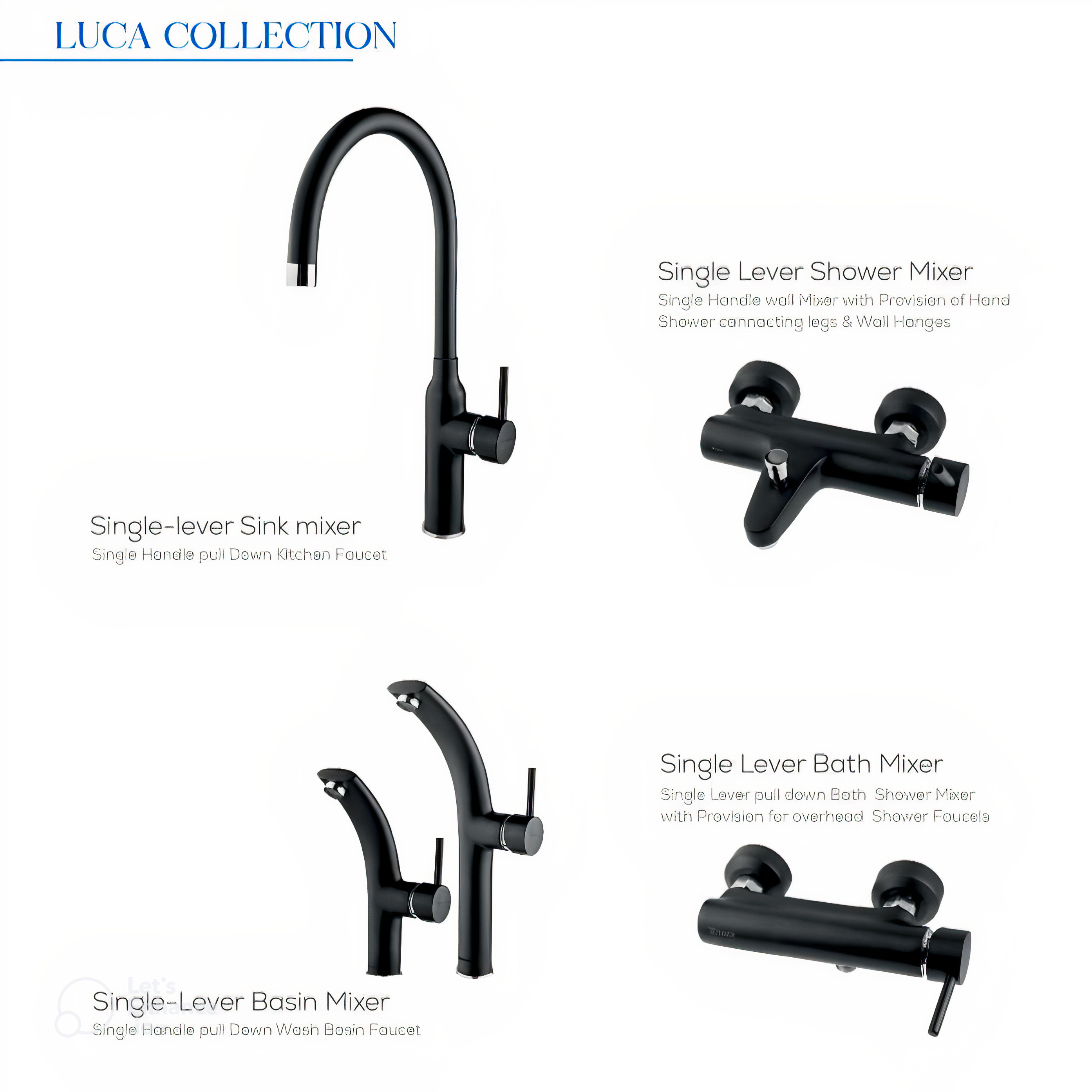 ست شیرآلات تنسر مدل لوکا