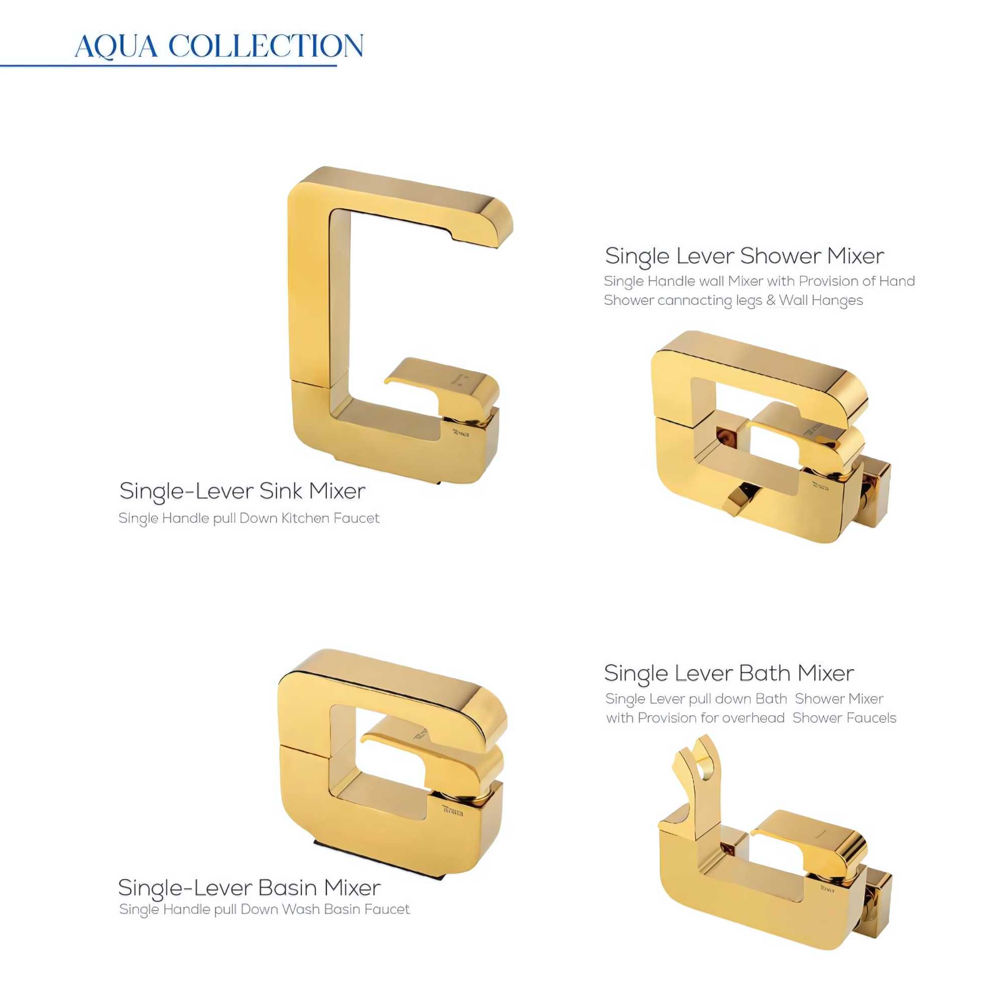 ست شیرآلات تنسر مدل آکوا