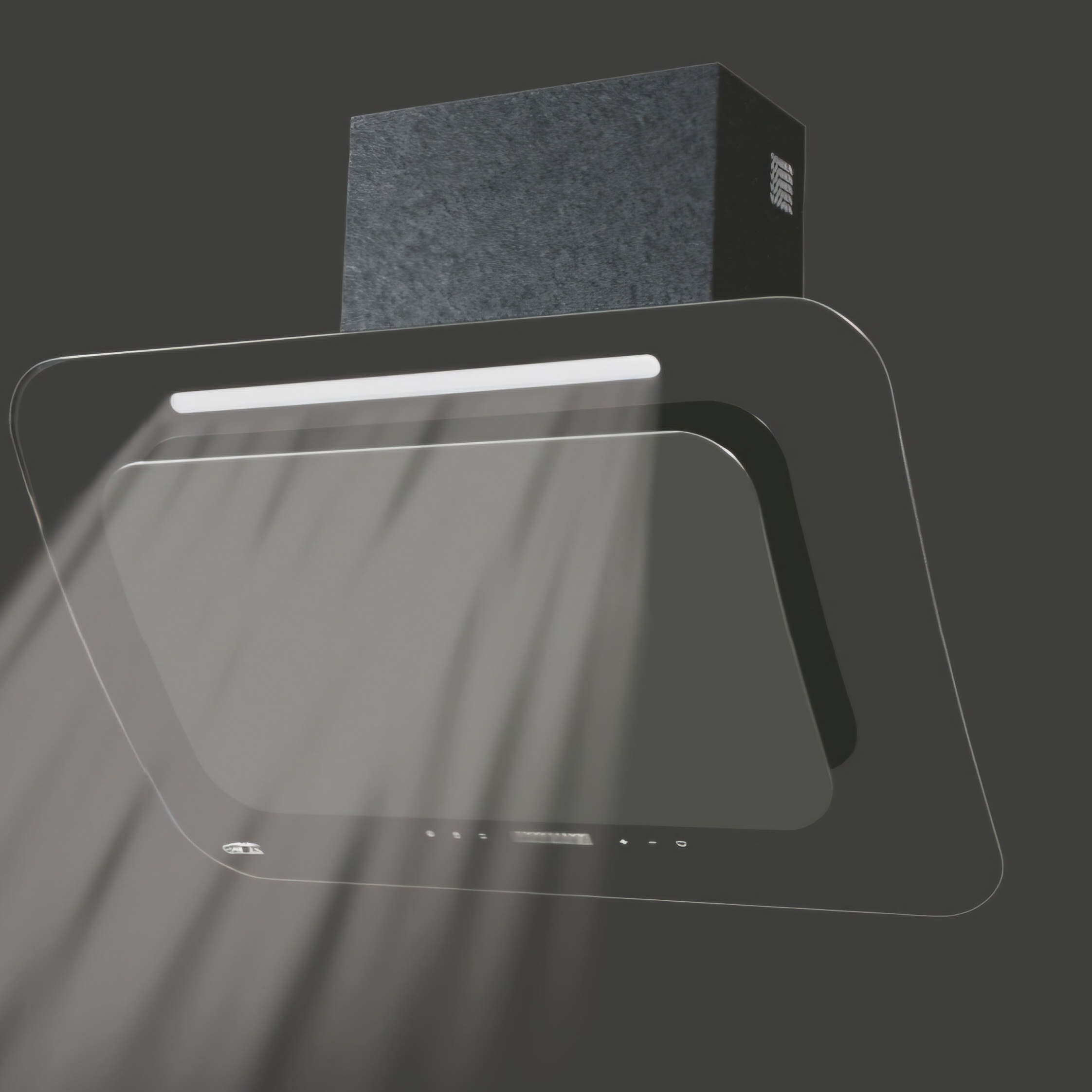 هود آشپزخانه مورب هنزا مدل ۸۵۰ به همراه چراغ اضطراری