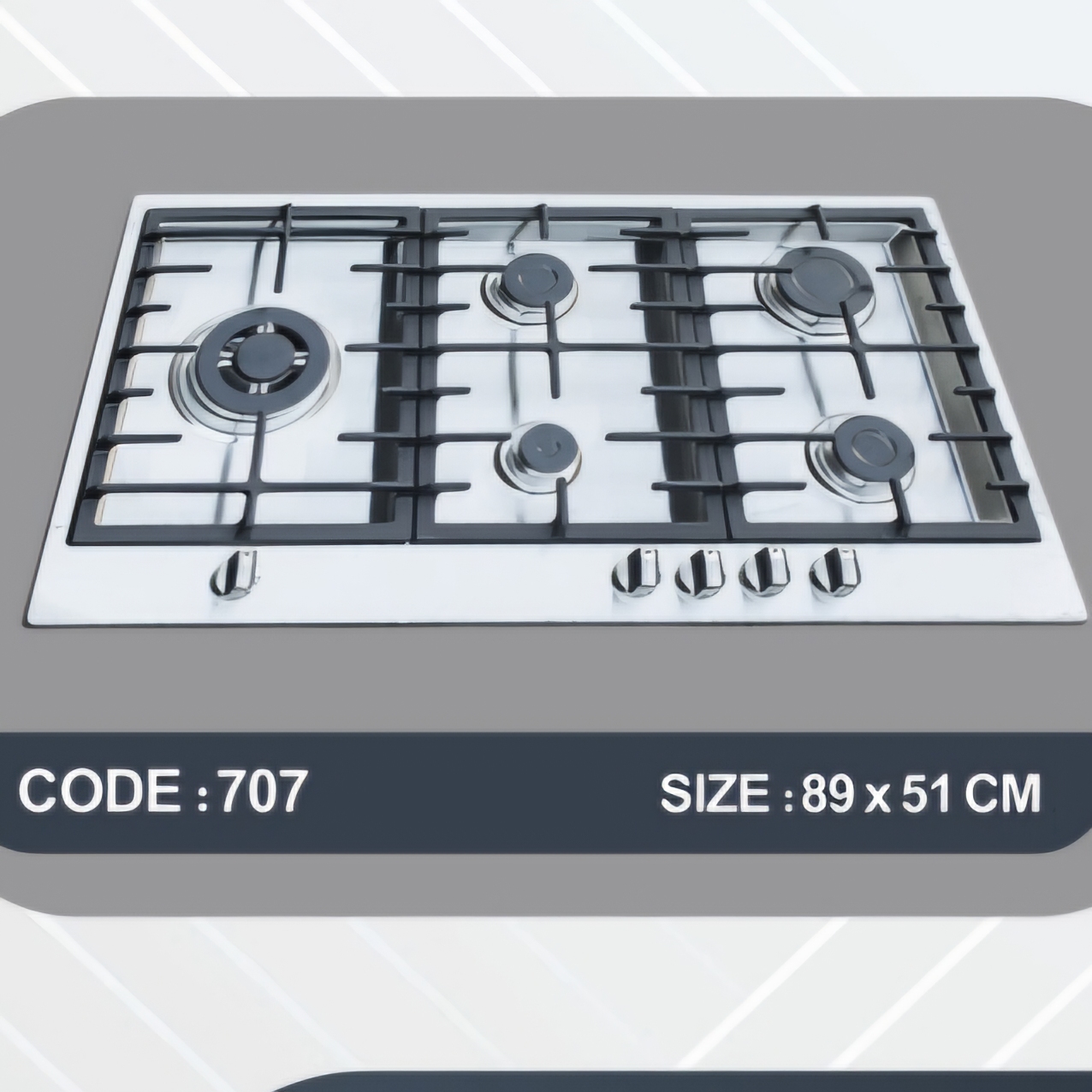 اجاق گاز استیل هنزا مدل ۷۰۷