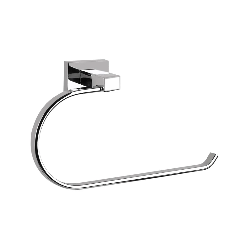 جای حوله گرد استیل دیواری( آویز حوله) مدل جی