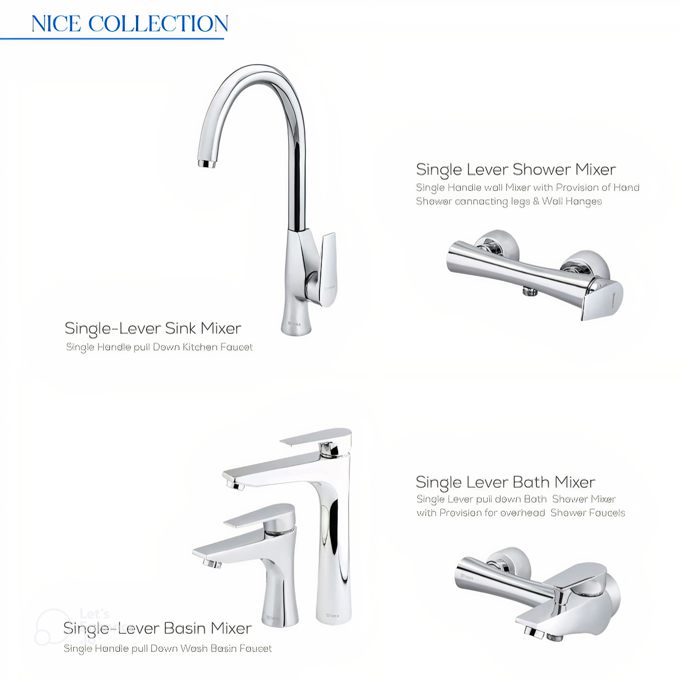 ست شیرآلات تنسر مدل نایس