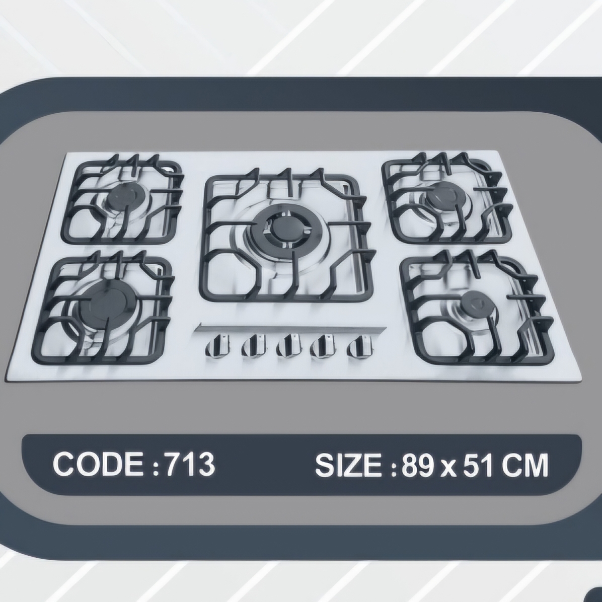 اجاق گاز استیل هنزا مدل ۷۱۳